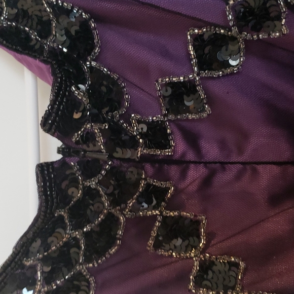 Ashro formal sleeveless seqin dress NWT - Picture 3 of 8